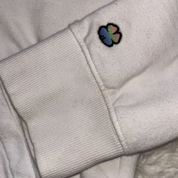 Lucky Brand🍀 Pride “Born Lucky” Gender Neutral Hoodie, Size S - Picture 12 of 16